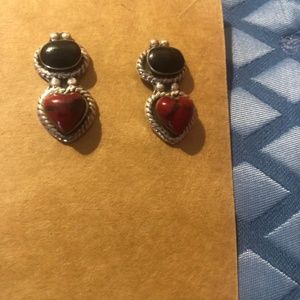 sterling silver pierced earring